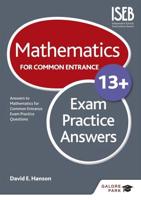 Mathematics for Common Entrance 13+ Exam Practice Answers