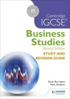 Cambridge IGCSE Business Studies Study and Revision Guide