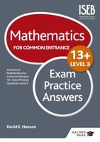 Mathematics for Common Entrance Exam Practice Answers