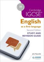 English. Cambridge IGCSE First Language Study and Revision Guide