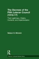 The Decrees of the Fifth Lateran Council (1512-17)