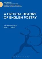 A Critical History of English Poetry
