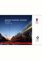 The Institute of Chartered Accountants in England and Wales, for Exams in 2014. Business Planning: Taxation FA2013