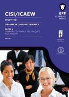 CISI/ICAEW Diploma in Corporate Finance Technique and Theory