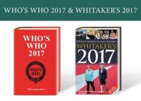 Who's Who 2017 and Whitaker's 2017