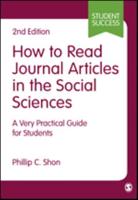 How to Read Journal Articles in the Social Sciences