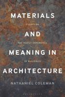 Materials and Meaning in Architecture