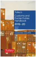 Tolley's Customs and Excise Duties Handbook Set 2019-2020