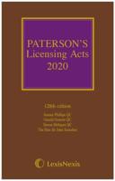 Paterson's Licensing Acts 2020