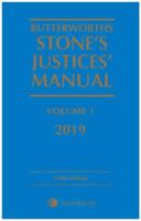 Butterworths Stone's Justices' Manual 2019