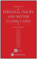 Bingham & Berrymans' Personal Injury and Motor Claim Cases