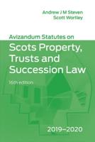 Avizandum Statutes on Scots Property, Trusts and Succession Law 2019-2020