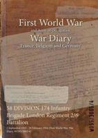 58 DIVISION 174 Infantry Brigade London Regiment 2/6 Battalion : 2 September 1915 - 28 February 1916 (First World War, War Diary, WO95/3005/4)