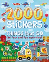 2000 Stickers Things That Go