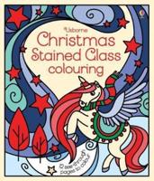Christmas Stained Glass Colouring