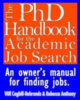 The PhD Handbook for the Academic Job Search