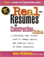 Real Resumes for Construction Jobs