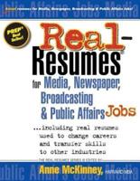 Real-Resumes for Media, Newspaper, Broadcasting & Public Affairs Jobs...