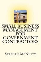 Small Business Management for Government Contractors