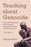 Teaching About Genocide. Volume 3