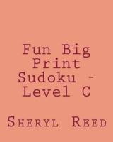 Fun Big Print Sudoku - Level C