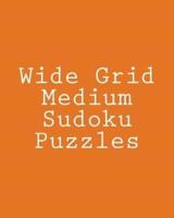 Wide Grid Medium Sudoku Puzzles