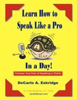 Learn How to Speak Like a Pro in a Day