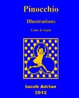 Pinocchio Illustrations Color & Sepia