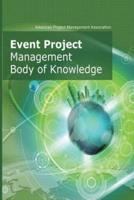 Event Project Management Body of Knowledge