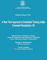 A Near Term Approach to Embedded Training