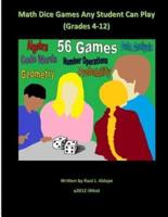 Math Dice Games Any Student Can Play (Grades 4-12)