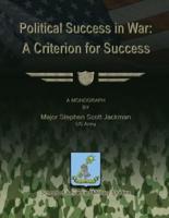 Political Success in War