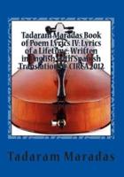 Tadaram Maradas Book of Poem Lyrics IV