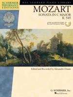 Piano Sonata in C Major, K.545 - Schirmer Performance Editions Book With Online Audio
