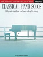 Thompson's Modern Course Classical Piano Solos Third Grade Piano Book