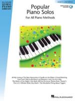 Hal Leonard Student Piano Library Popular Piano Solos Level 1 Pf Bk/CD
