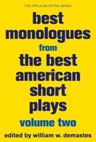 Best Monologues from Best American Short Plays. Volume 2