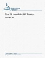 Clean Air Issues in the 112th Congress