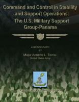 Command and Control in Stability and Support Operations
