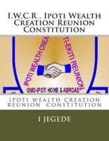 THE CONSTITUTION, of Ipoti Wealth Creation Reunion