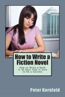 How to Write a Fiction Novel