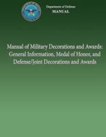 Manual of Military Decorations and Awards