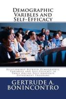 Demographic Varibles and Self-Efficacy