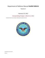Department of Defense Manual DoDM 5200.01 Volume 2 February 24, 2012 Incorporating Change 1, March 21, 2012 DoD Information Security Program
