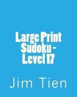 Large Print Sudoku - Level 17