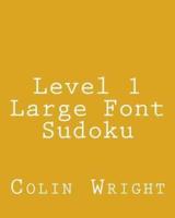 Level 1 Large Font Sudoku