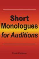 Short Monologues for Auditions
