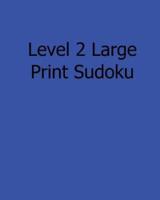 Level 2 Large Print Sudoku