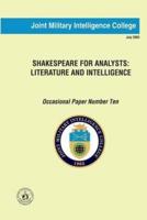 Shakespeare for Analysts