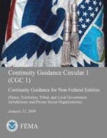 Continuity Guidance Circular 1 (Cgc 1)